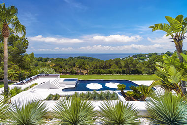 Ibiza most exclusive villa rental with pool & mediterranean sea view