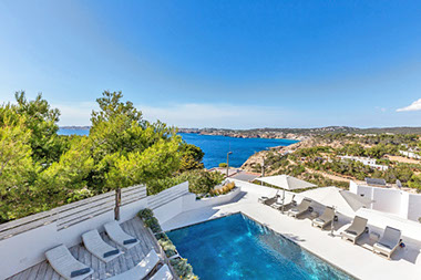 Ibiza luxury villa for rent with pool & mediterranean sea view