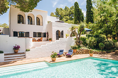 Ibiza finca holiday villa rental with pool perfect for family